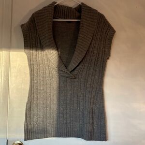 Women's Talie Gray Cabelknit Sweater Vest